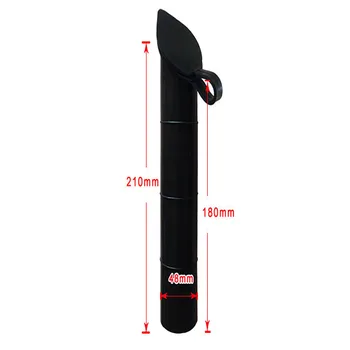 

Rubber Rod Holder-Replacement Part Liner 30 Degree for Tournament Fishing, Rod Fishing, Deep Sea Fishing and Trolling (Black)