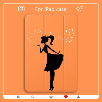 

Fantasy Girl Case for iPad Mini 2 3 4 5 Beauty PU Leather Cover Hard Back Cases For Air 2 3 10.5" 11" 12.9" pro 2020