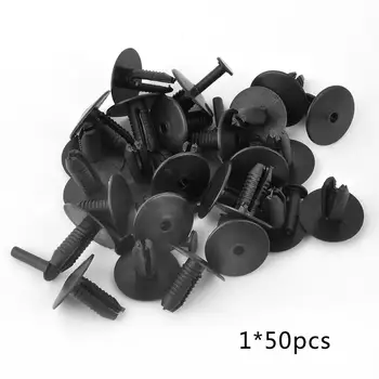 

50pcs 16112 Black New Plastic Bumper Push Type Expansion Retainer Expanding Rivet Fixing Clips For BMW 3 5 7 Series Top Sale