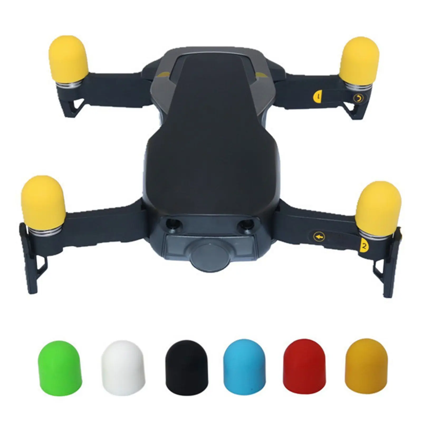 

DJI Unmanned Aerial Vehicle Xiao Spark YULAI Mavic Air Motor zhao dianyuansu ji Protective Cover Silicone Case Accessories