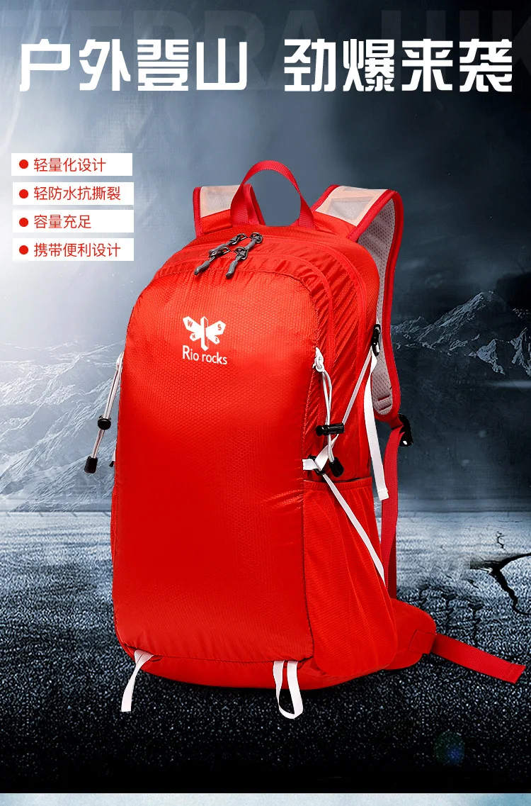 New Style Outdoor Mountaineering Bag Camping Backpack Profession Sports Bag Large Capacity Hiking Backpack Multi-functional Trav