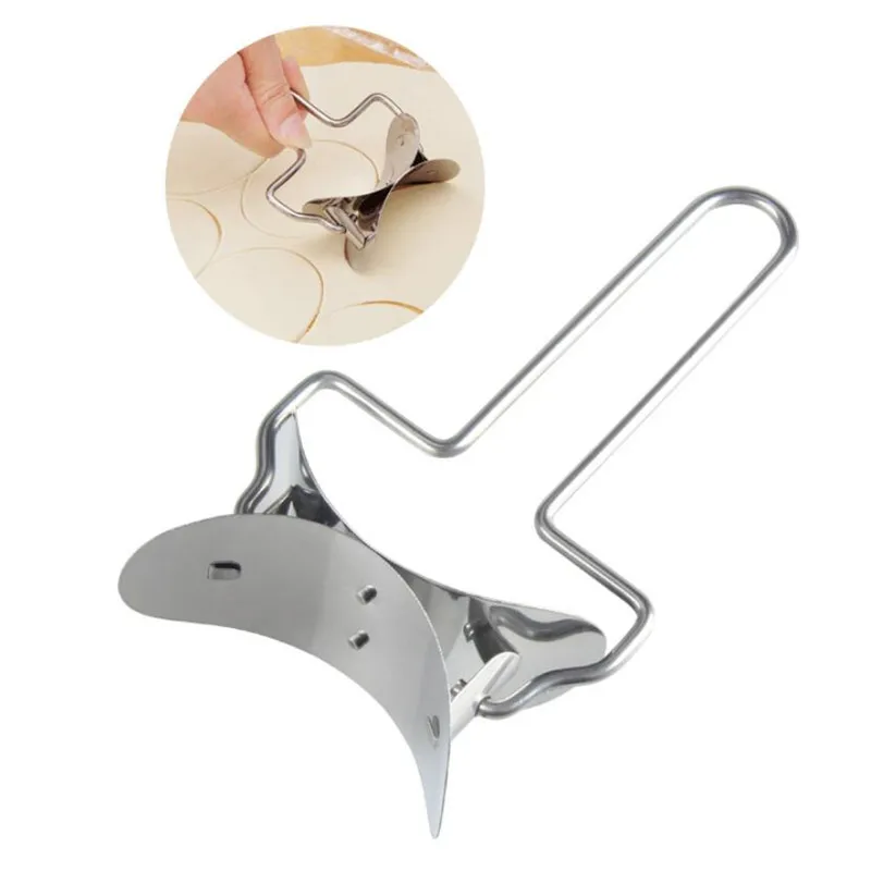 Stainless Steel Dough Press Dumpling Pie Ravioli Mould Maker Cooking Pastry Tools Mold Dumpling Cutter Roller Cutting Tools baking tool dough cutter dumpling maker pasta maker