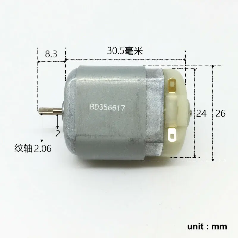 Mini 24mm MABUCHI FC-280SA BD 356617 Motore Con - Foto 4