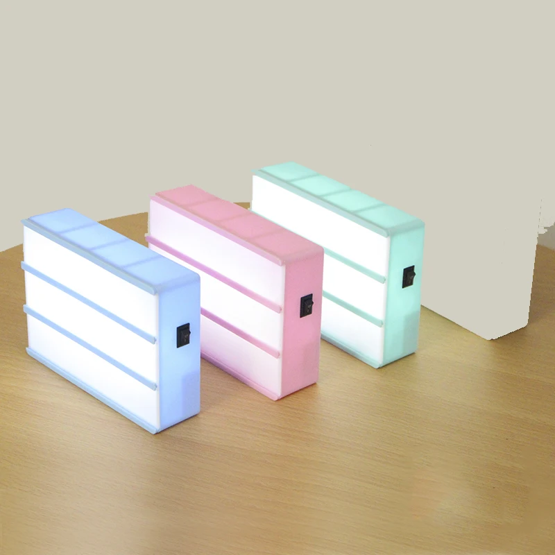 

A6 Size LED Combination Night Light Box DIY BLACK Letters Cards Battery Powered Cinema Lightbox