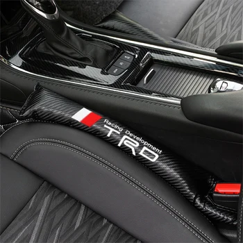 

1pcs Carbon Fiber Leakproof Protective Seat Gap Car Cover Pad for Toyota TRD avensis auris hilux Corolla Camry RAV4 Accessories