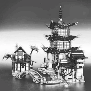 

IN STOCK DHL 06022 2150pcs Temple of Airjitzu Ninjagoes Thunder Swordsman Building Blocks Bricks Christmas Toys70751 10427 89009