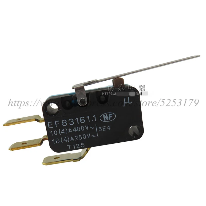 Lot De 10 Micro-interrupteurs Crouzet EF83161.3 - 16A 250V, 3 Broches, Neufs
