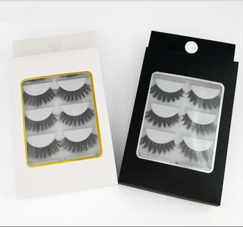 

15 pairs 3D Faux Mink Lashes Natural False Eyelashes synthetic hair black botton band crisscoss makeup volume eyelashes