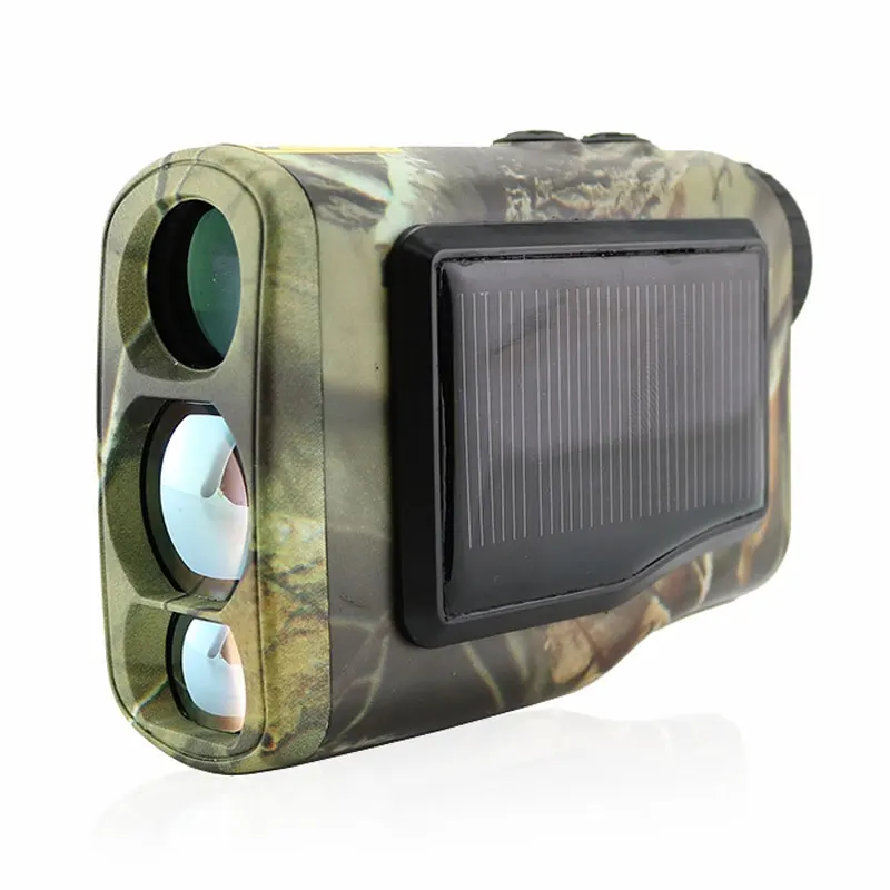 600m Solar Laser Rangefinder Waterproof Laser Distance Meter Speed Measurement with Flagpole