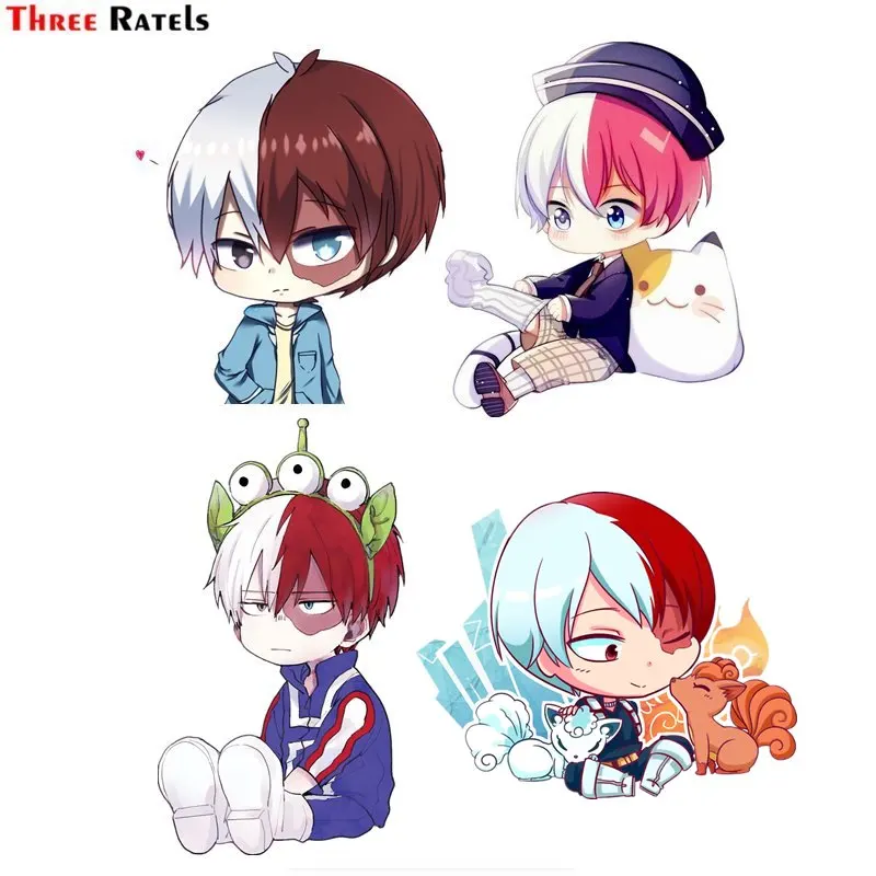 Three Ratels Fc736 My Hero Academia Todoroki Chibi Car Decoration ...