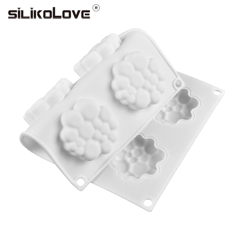 SILIKOLOVE 8 силиконовые полости торта 3D формочки для выпекания кексов, декоративные формы для выпечки мусс выпечка пресс-форм