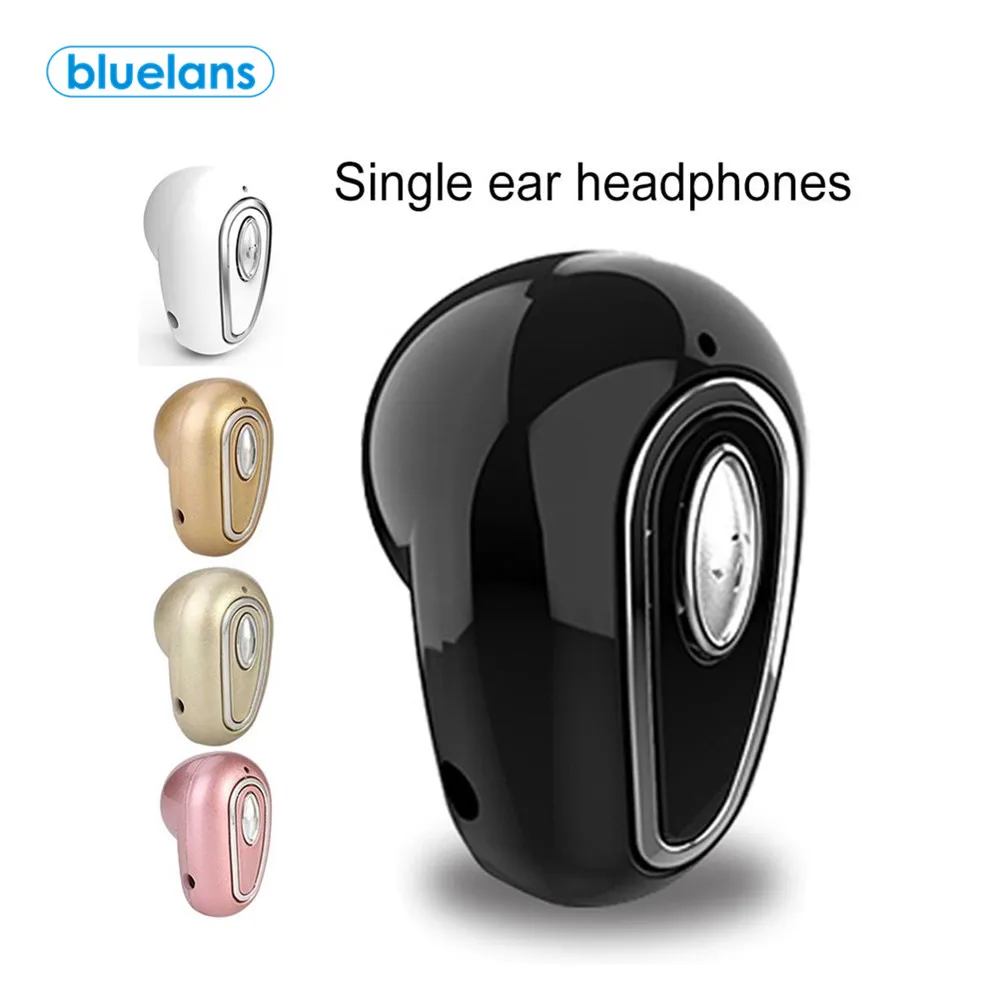 

Single Bluetooth 4.1 Sport Earphone Wireless In Ear Mini Earbud with Mic Headset Super mini portable bluetooth headset