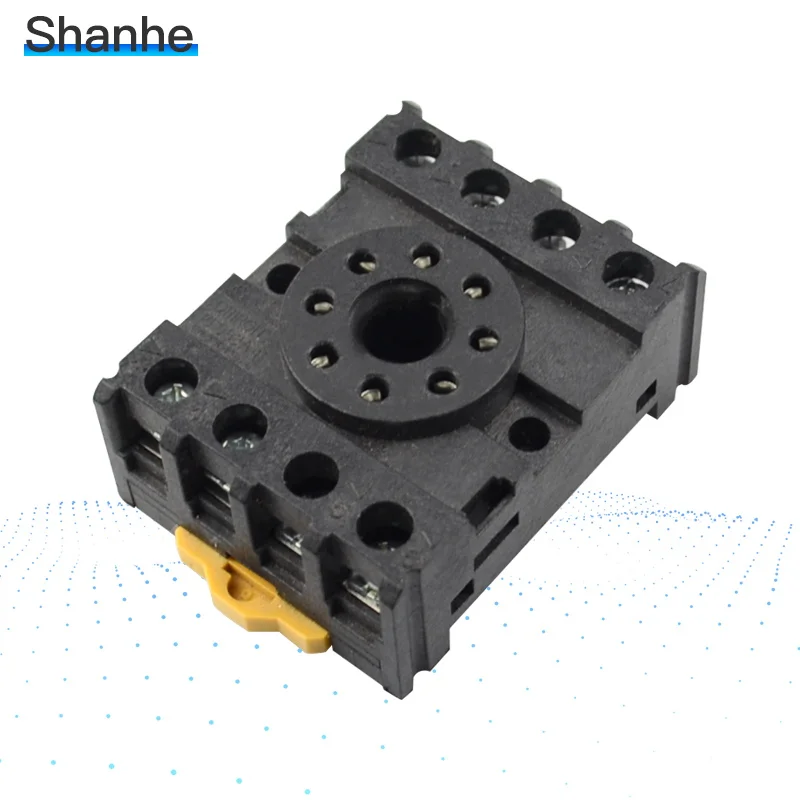 DIN Rail mounting Relay socket 8 pins PF083A E, suitable for timers