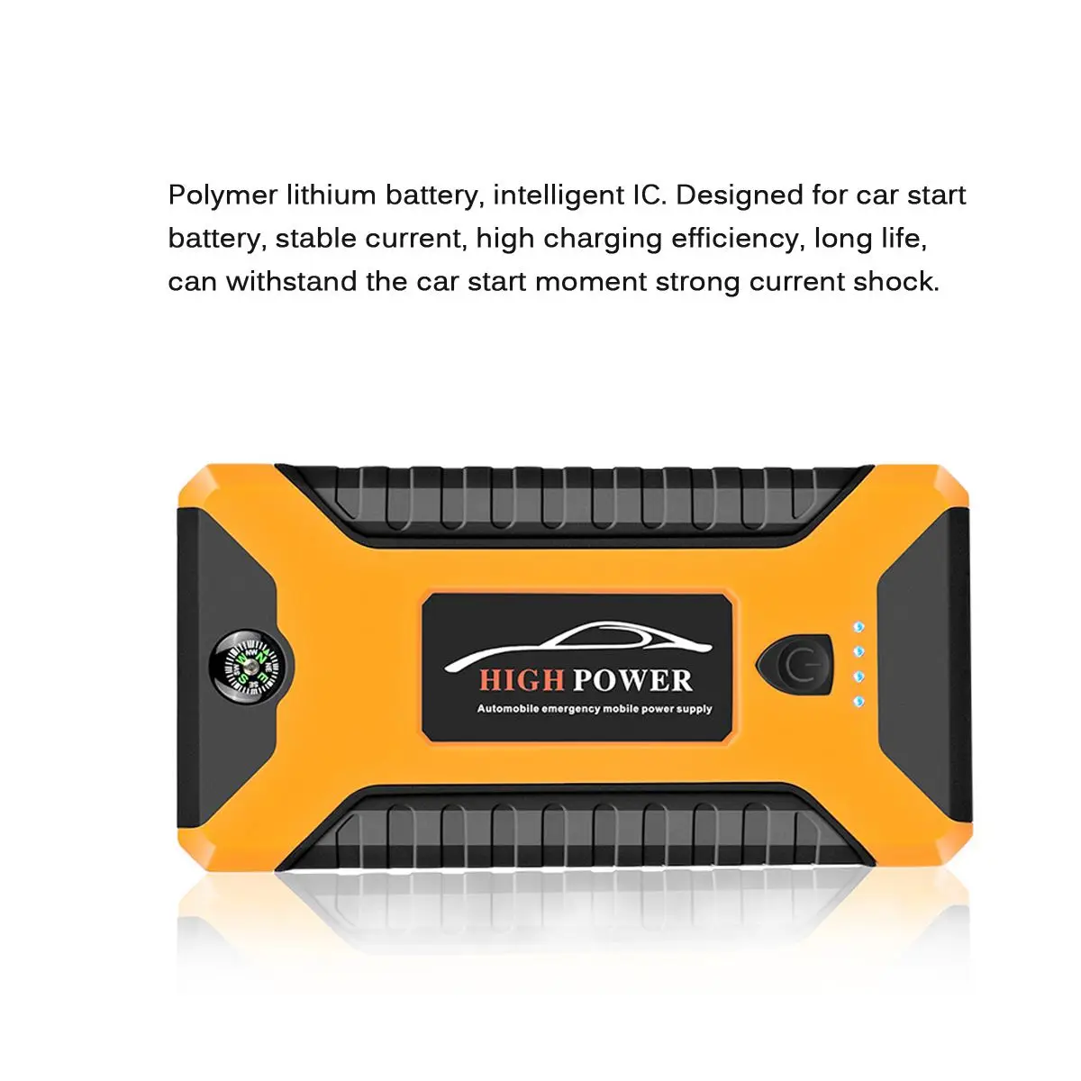 600A портативный автомобильный стартер 10000 мАч пики Powerbank аварийный усилитель аккумулятора Цифровое зарядное устройство с светодиодный фонарик USB порт