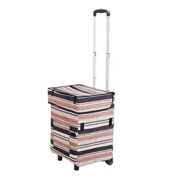 

Folding hand cart portable luggage cart shopping bag trolley bag light household artifact shopping cart small cart