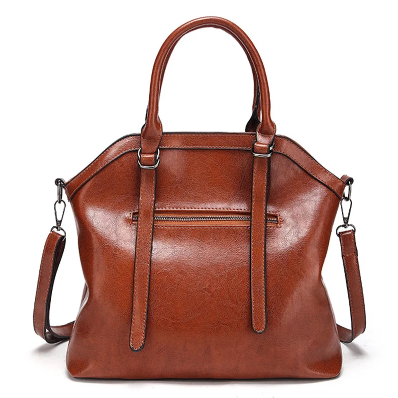 

HOT Women Bag Fashion Shoulder Bag High Quality Handbag Casual Large Capacity Tote Female Vintage PU Leather Crossbody bag