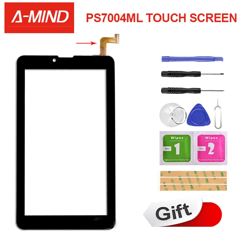 

Touch Screen For 7'' inch Digma Plane 7.4 4G PS7004ML tablet PC External Panel Digitizer Glass Sensor Replacement Multitouch