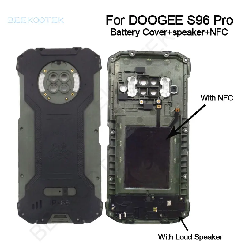 Durable Mobile Phone Back Case with Built-in Speaker and NFC Accessory