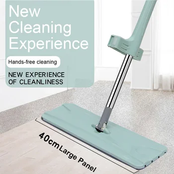 

Household Multi-Functional Mop Portable Hand Wash Free Rotary Mop Cleaning Floor Dry Wet Dual Purpose Lazy Mop Cleaning Tool