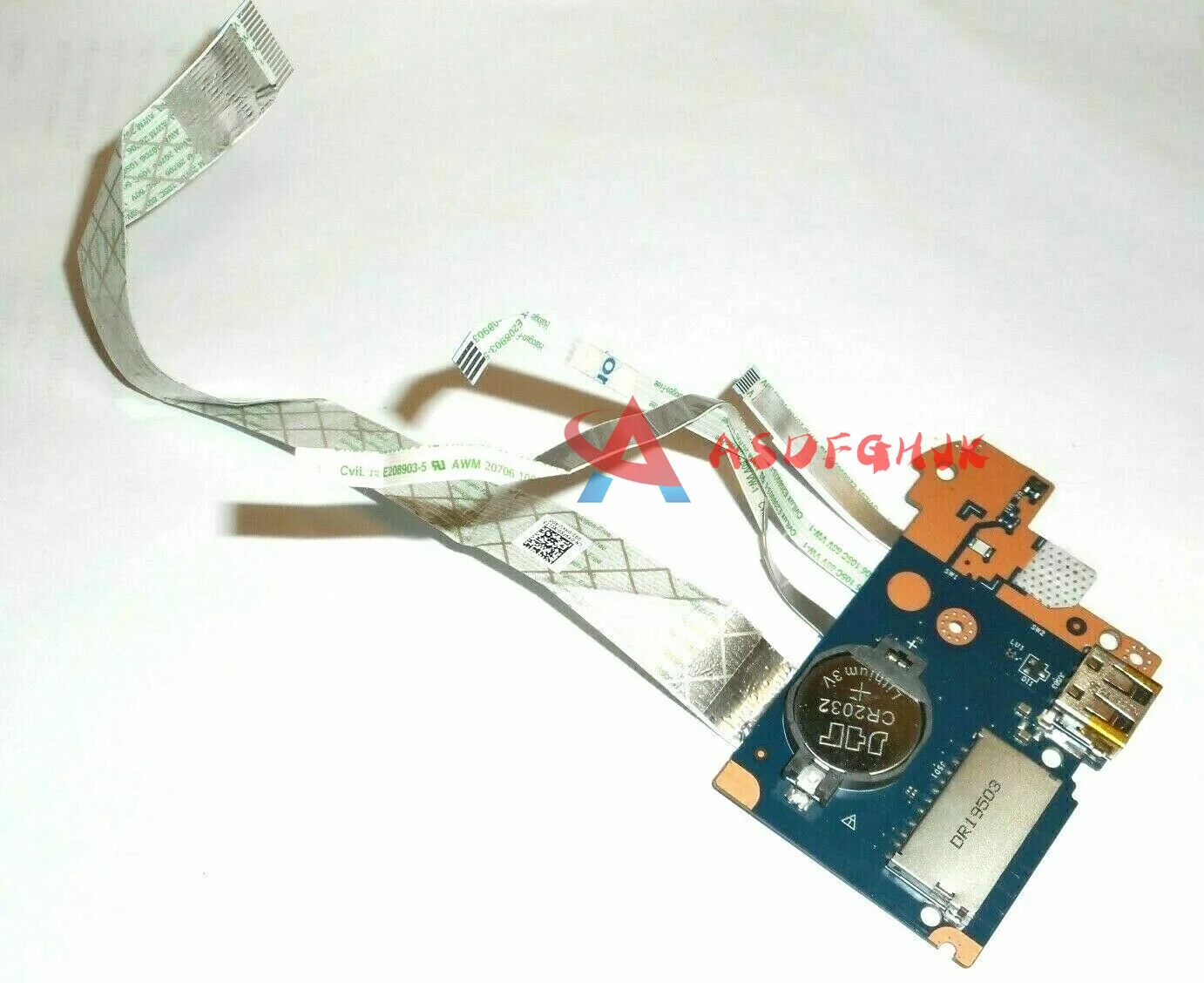 Оригинал для Dell Inspiron 5593 USB/SD кардридер/CMOS IO Плата 5pjrm 05pirm фотография Проверено