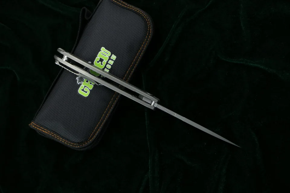 Green Thorn Флиппер F95 R19 D2 стальное лезвие Титан с ручкой, для улицы, для кемпинга, охоты, карманный Кухня Фрукты складной нож Инструменты