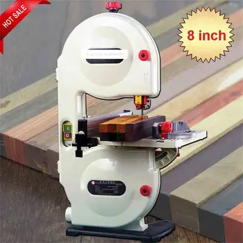 Price 8-inch Woodworking Band Saw Machine MINI Metal Electric Curve Saw Small Vertical Household Buddha Bead Cutting Machine 220V 350W