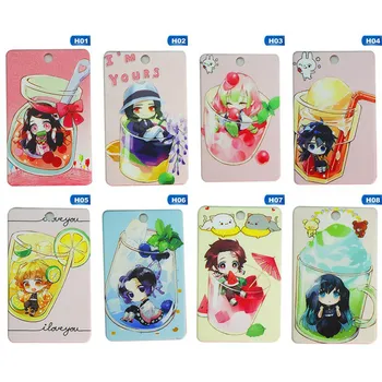 

Anime Demon Slayer : Kimetsu No Yaiba Kamado Tanjirou Cosplay Student Bus Room Card Holder Cover Case Cosplay Gift Pendant