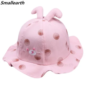 

New Baby Spring Summer Hat Outdoor Baby Girls Sun Hat Cotton Children Cap Cute Kids Bucket Cap Foldable Beach Sun Hat for Girls