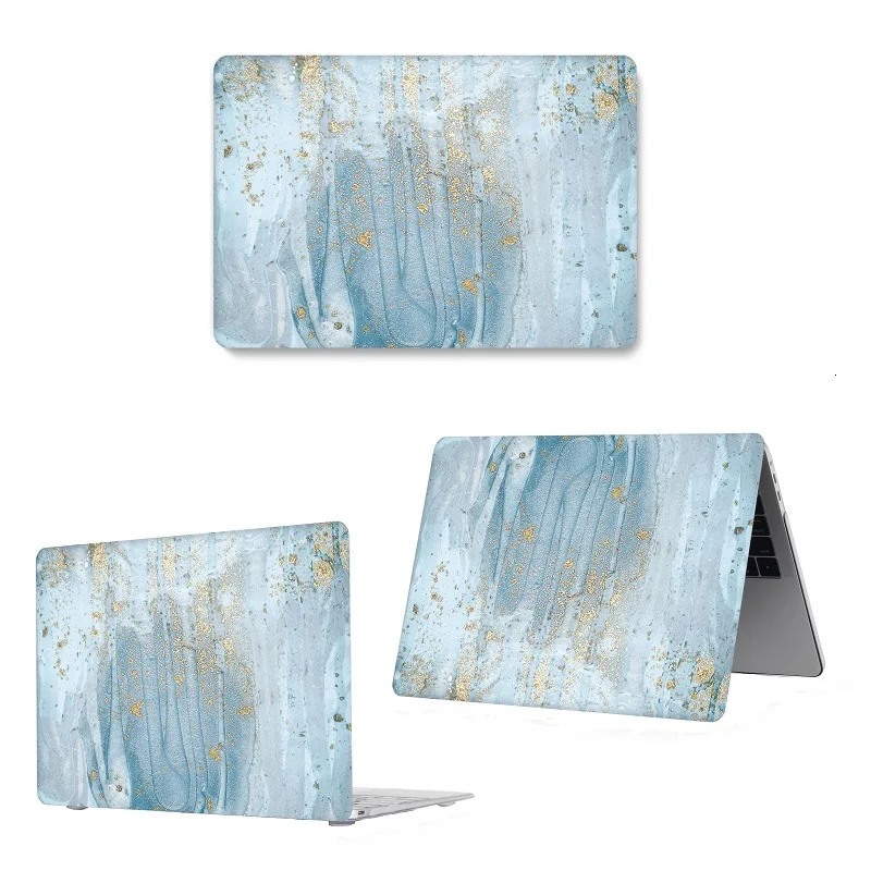 Чехол для ноутбука с мраморным принтом для Macbook Air retina Pro 11 12 13 15 для Mac Book New Pro 13 15 New Air 13,3+ с сенсорной панелью - Цвет: dl -65 -b0