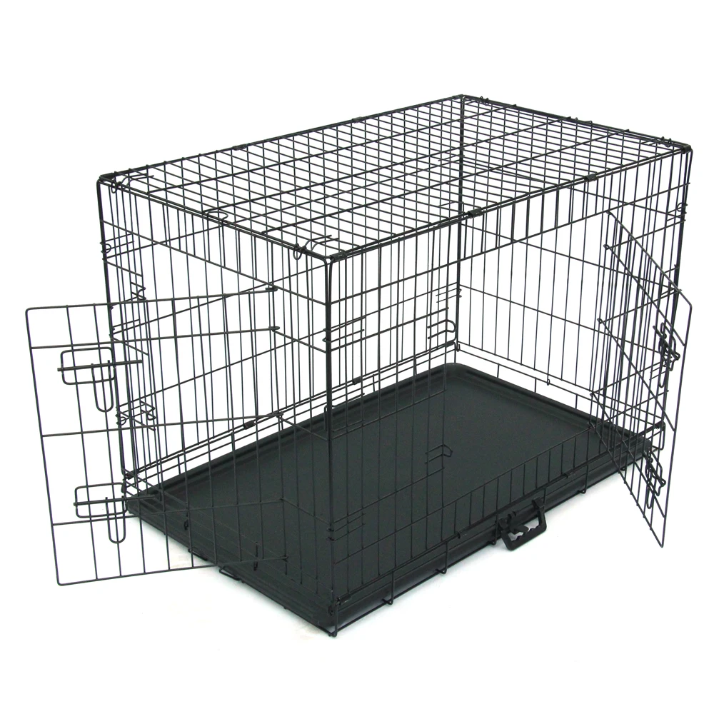Pet Kennel Cat Dog Cage Steel Crate Animal Playpen Wire Metal pet supplies 19/24/30/36/42/48\ Pet Kennel Cat Dog Cage Steel Crate Animal Playpen Wire Metal pet supplies 19/24/30/36/42/48\