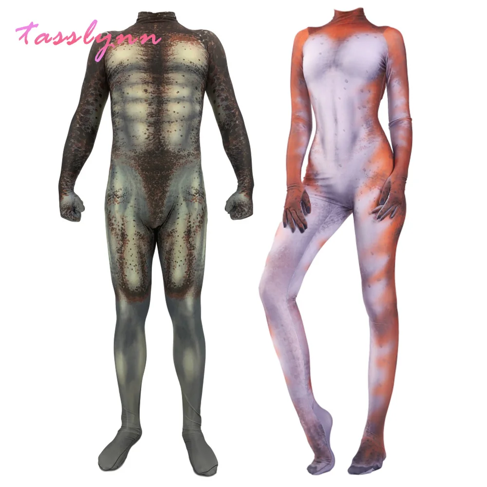 

Anime Women Men Boy Predator Cosplay Costumes 3D Printed Pandex Movie The Predator Halloween Zentai Jumpsuit Suit Bodysuits
