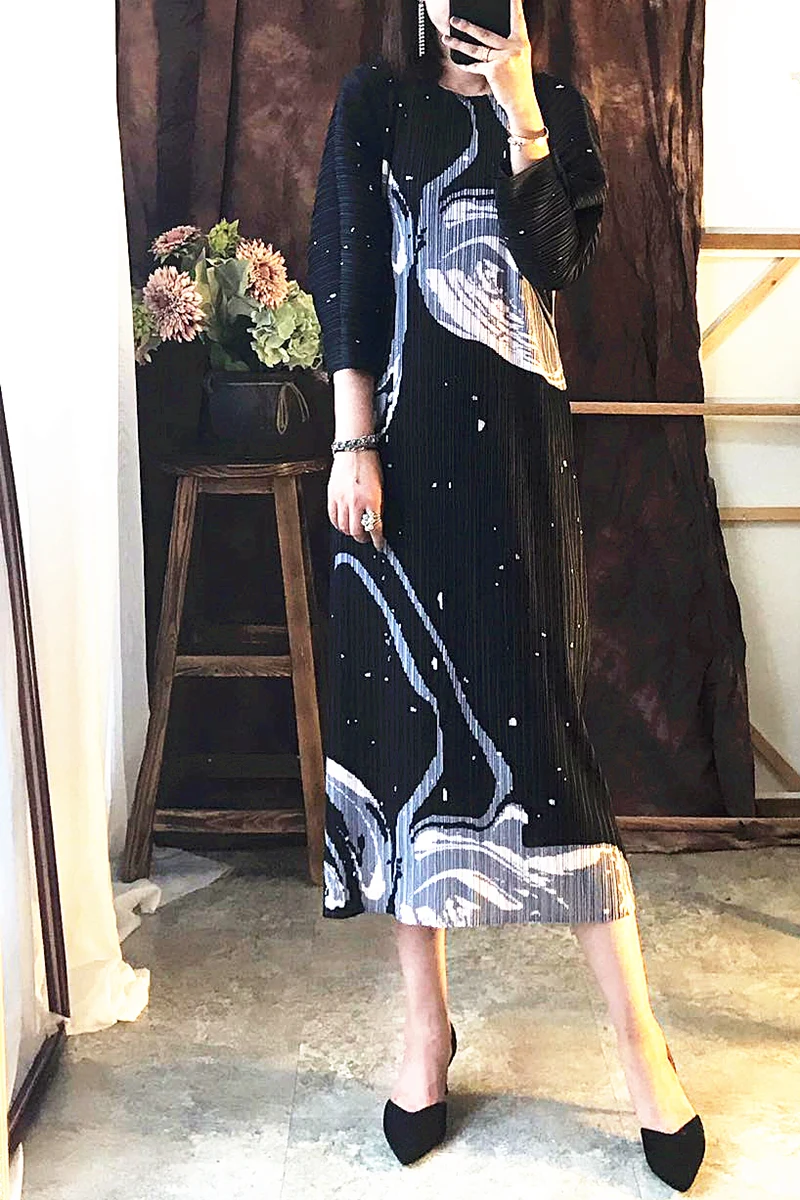 TWOTWINSTYLE Patchwork Denim Striped Sweater For