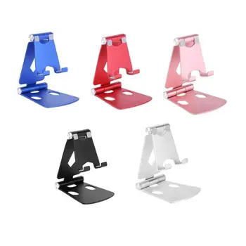 

Aluminium Alloy Dual Foldable Desktop Rotary Tablet Stand Mobile Phone Holder Mount Bracket for iPhone iPad Samsung pad