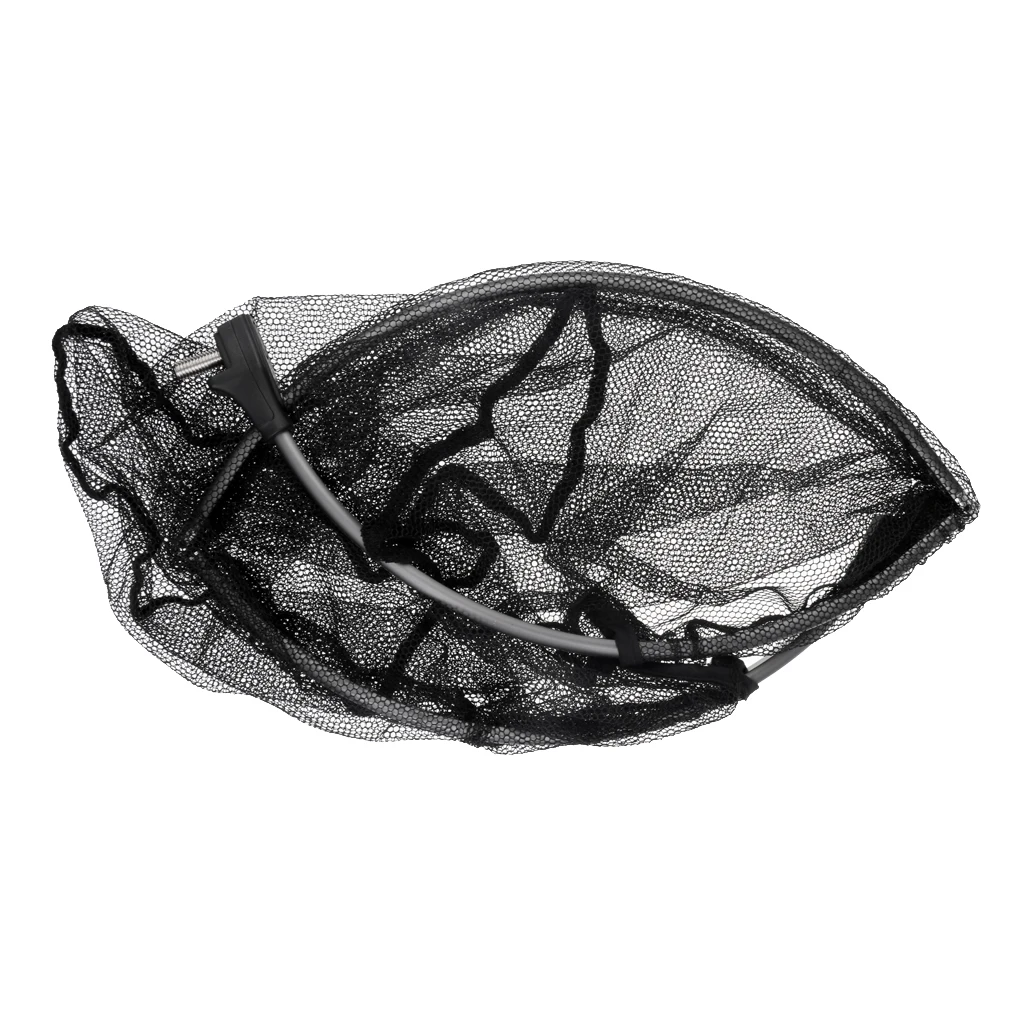Foldable Fishing Landing Net 3 Section Big Game Carp Net Release Net 35cm/40cm/45cm Fishing Tools