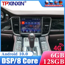 Radio con GPS para coche, reproductor Multimedia con Android 10, 128G, vídeo, estéreo, accesorios, dvd, 2Din, para Porsche Panamera 2011 2016