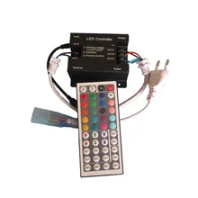 110 V-220 V Высокая Давление Светодиодные ленты осветительная лента 44-клавишным пультом управления Управление RGB Управление; Высокая Давление светодиодный строка Контроллер освещения