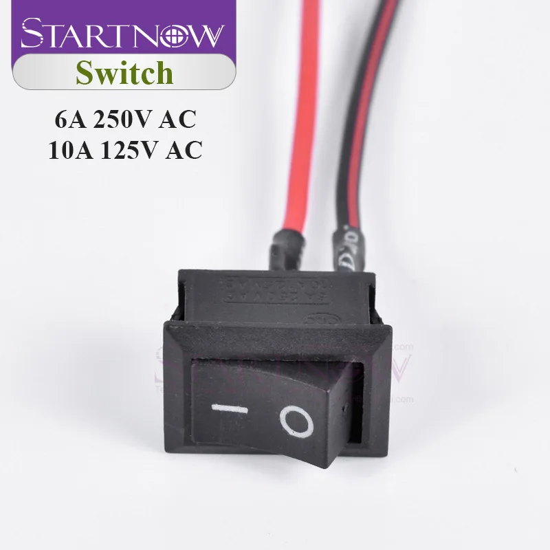 Переключатель ВКЛ./ВЫКЛ. SPST 6A/250V 10A/125V переключатель лодки с проводом 2 Pin черный