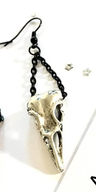 Bird Skull Statement Necklace branch silver color Crow Raven Witch Jewelry Gothic  Gifts Choker For Women nature Fashion Pendanls - AliExpress