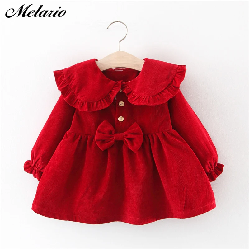 Princess Dresses Christmas-Clothes Long-Sleeve Birthday Toddler Girls Melario 1-Year
