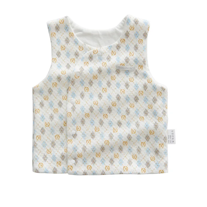 Sheng Zerka, осенне-зимний детский жилет с воздушным слоем, детский жилет, теплый жилет с поясом, для мужчин и женщин, для знаменитостей, Sty