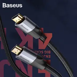 Baseus 4K HDMI к HDMI 4K HDMI одного и того же Экран HD кабель-переходник, адаптер кабель аудио и видео Syne Выход кабель для проекции HD ТВ