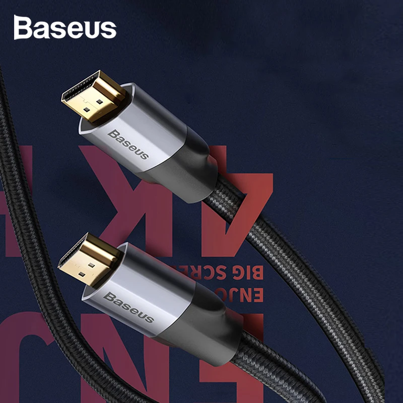 

Baseus 4K HD To 4K HD Same-Screen HD Conversion Cable Adapter Cable Audio and Video Syne Output Cable For Projection HD TV