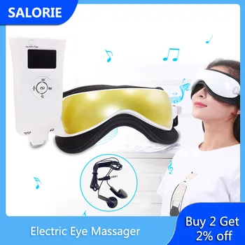 

Electric Eye Massager Sleeping Mask Hot Compressing Air Pressure Vibration Therapy Massage Eye Care Device Anti Wrinkle