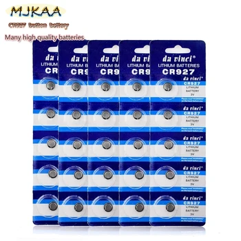 

Wholesale 100 PCS Cheap BR927 ECR927 5011LC Button Lithium Battery 3V CR927 DL927 Clock Electronic Toy Remote Control Battery