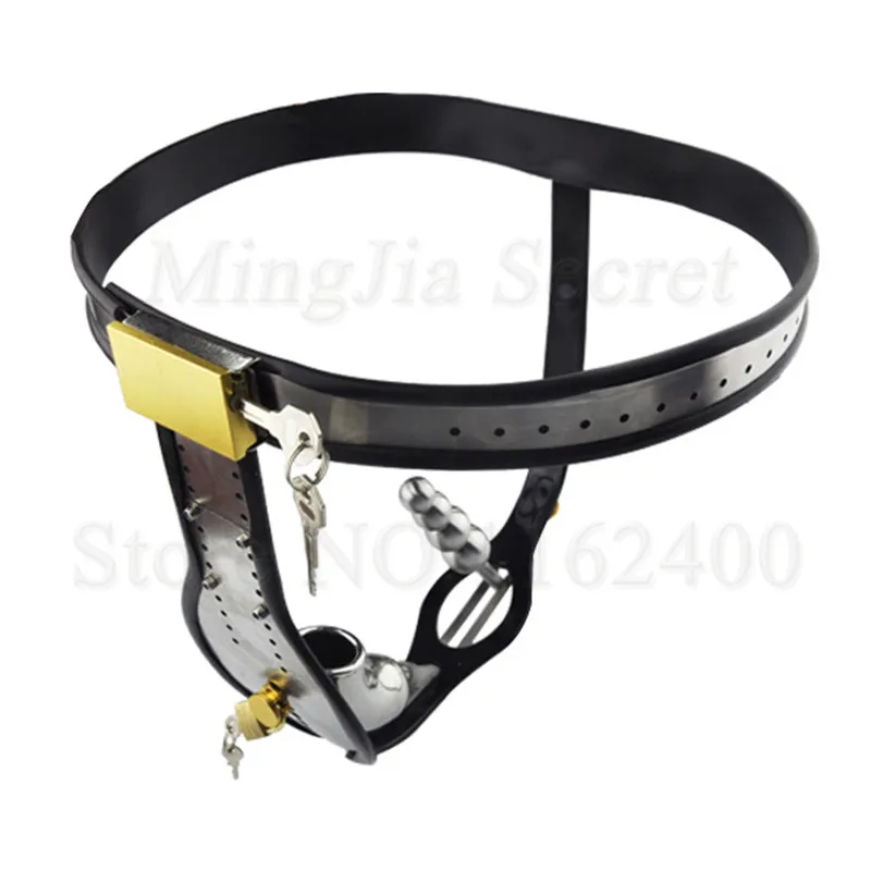 Нержавеющая сталь боксеры мужское нижнее белье набор целомудрия с Анальный