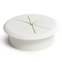 Flexible Cable Cord Grommet 2 Inch Black White Rubber Grommets Gasket In Desk Table Furniture for Hole Cover Wire Pass Organizer 4