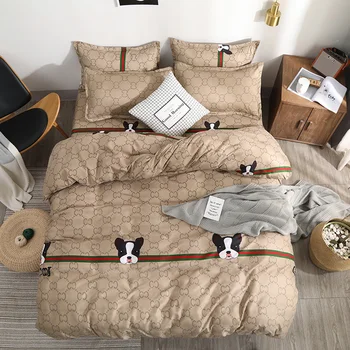 

Luxury Bedding Sets Dog Duvet Cover Bed Sheet Pillowcase Bedspread Comforter Cover New Children Adult Bedding Set for Home