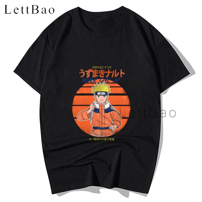 SERAPHY Unisexe T-Shirt Naruto Top d/ét/é Uchiha Syaringan Uzumaki Naruto Top Mode Hokage Ninjia Hatake Kakashi Shirt