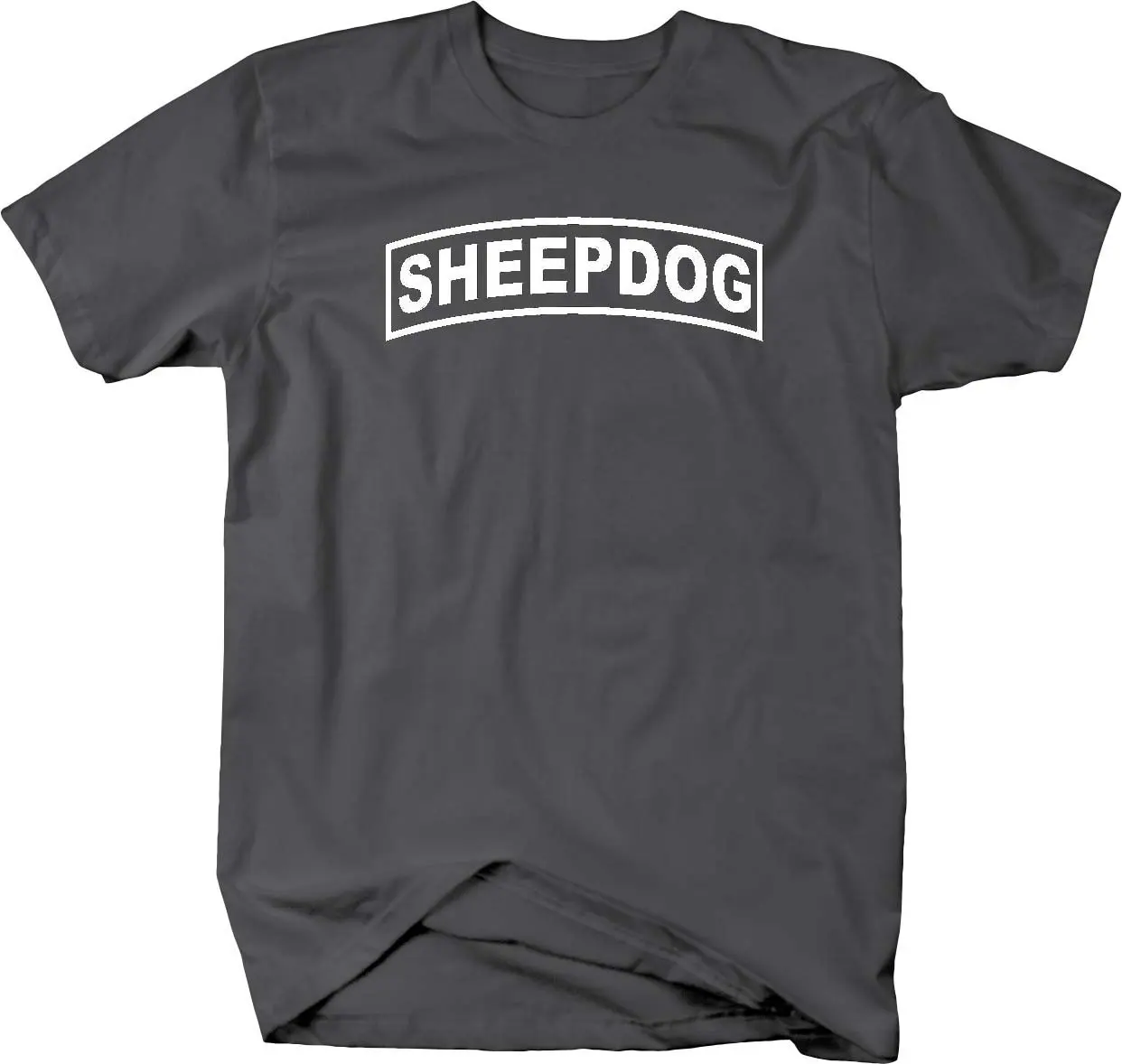FGHFG Sheepdog Military Shoulder Tab Design T Shirt 2XL |