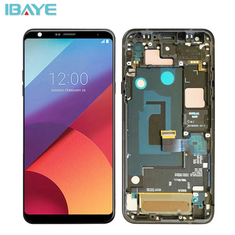 

For LG Q7 Plus Q610 Q610YB LM-Q610 LCD Display Touch Screen Digitizer Assembly + Frame For LG Q7 LCD Free Shipping